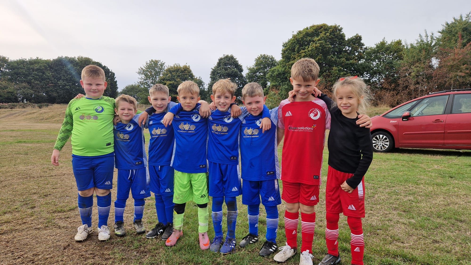 U8 Reds team photo